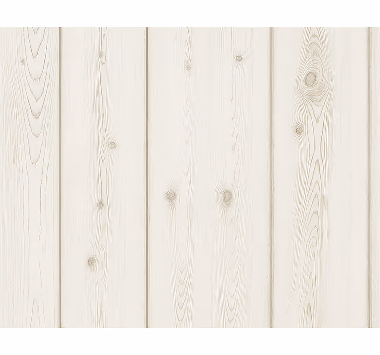 Living area wallpaper whitewashed wood finish - TenStickers