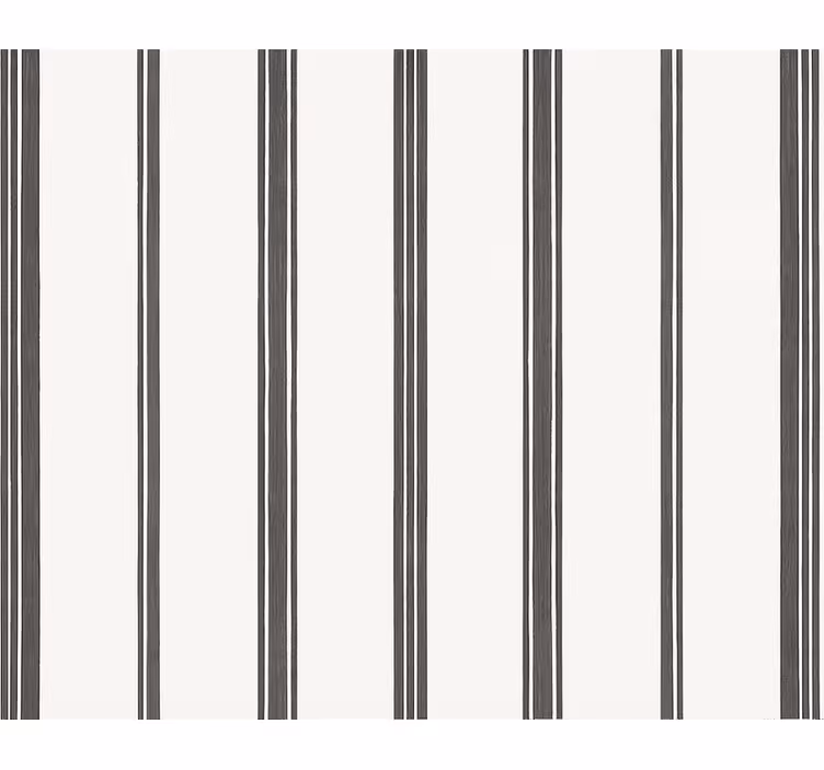 Living area wallpaper black stripe design - TenStickers