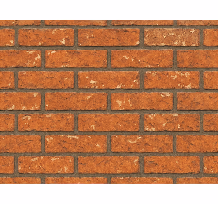 Living area wallpaper urban brick design - TenStickers