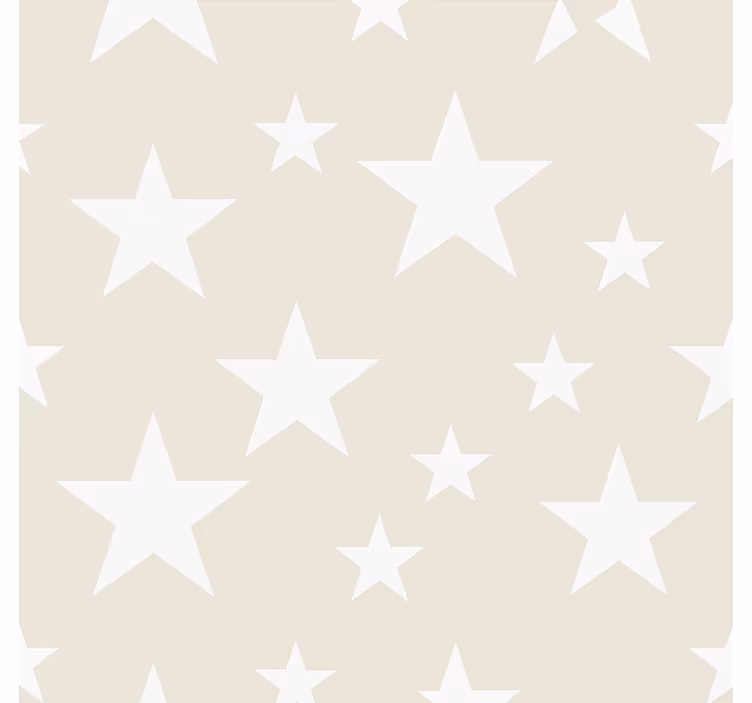 Children's wallpaper big grey star pattern - TenStickers