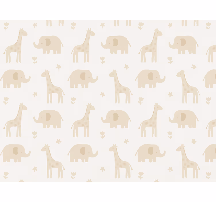 Children's wallpaper kids neutral striped pattern - TenStickers