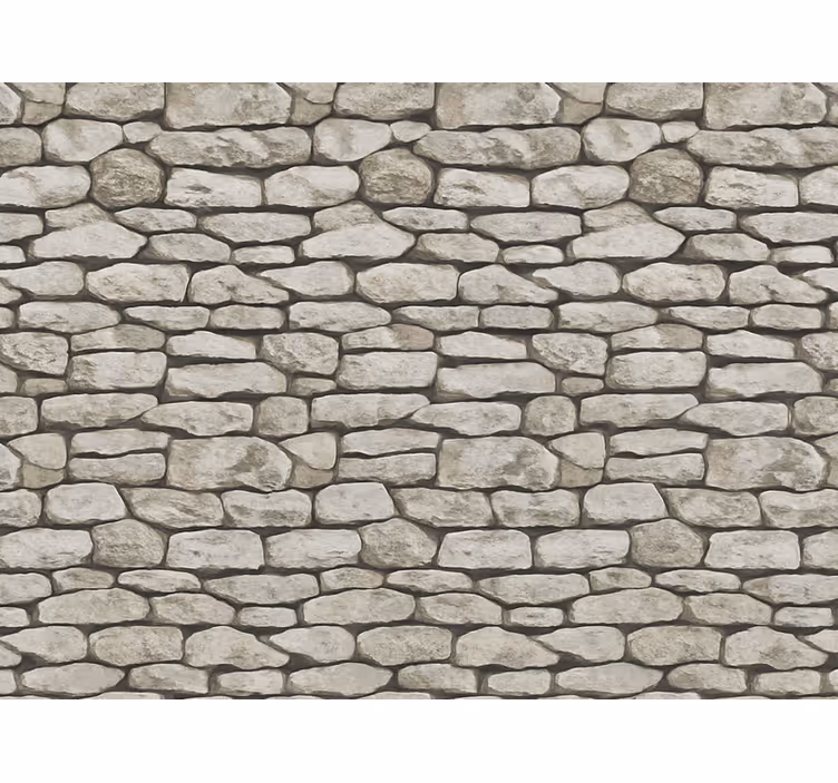 Living area wallpaper 3d stone texture - TenStickers
