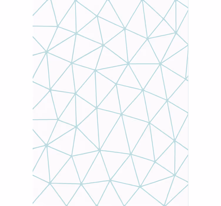 Living area wallpaper abstract triangle design - TenStickers