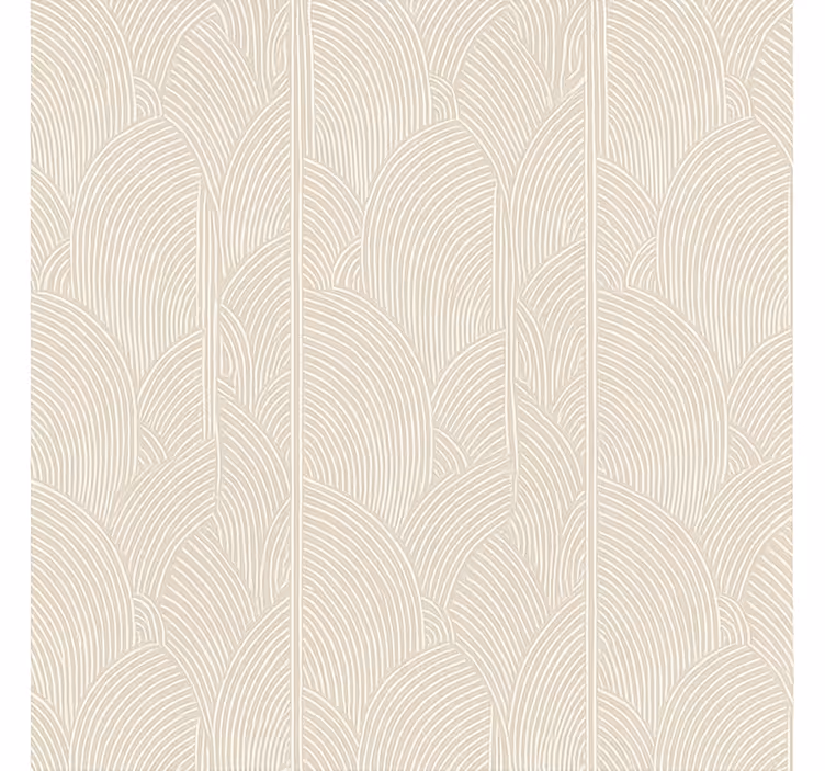 Living area wallpaper soft arch geometric design - TenStickers