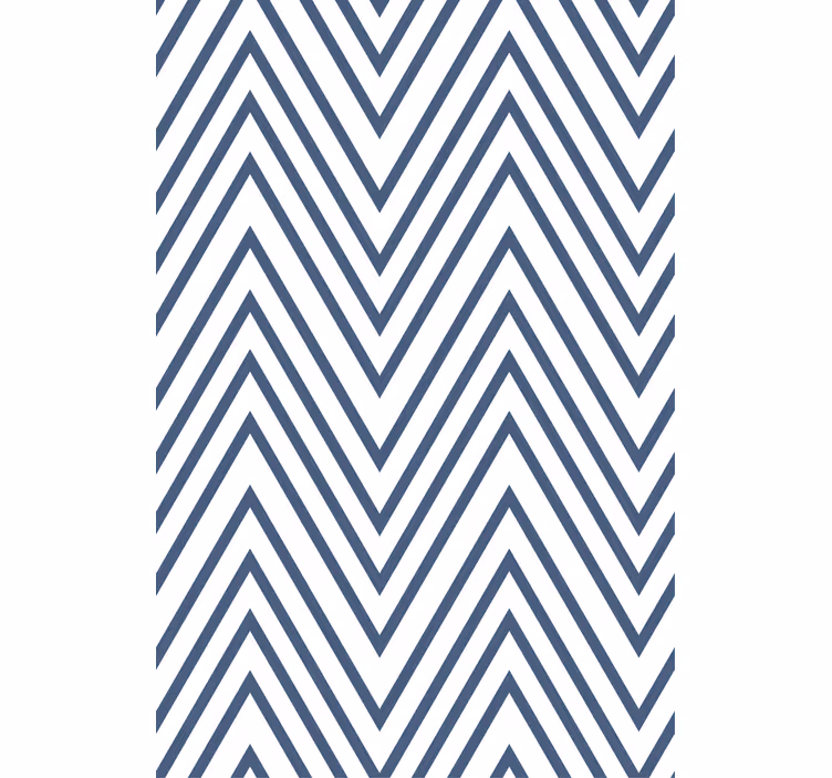 Master bedroom wallpaper zigzag lines pattern - TenStickers