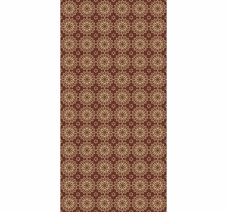 Master bedroom wallpaper geometric pattern shade - TenStickers