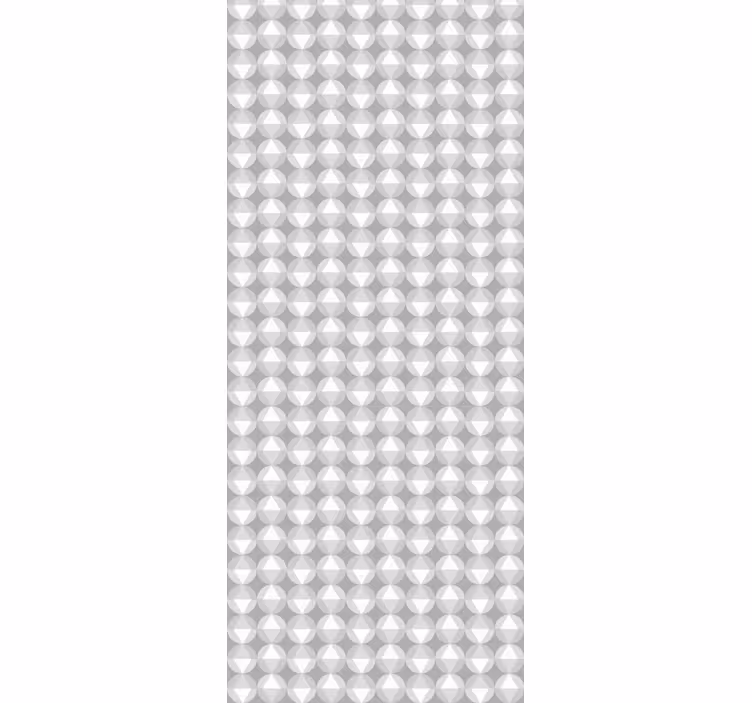 Wall paper in bedroom nordic style soothing grey design - TenStickers