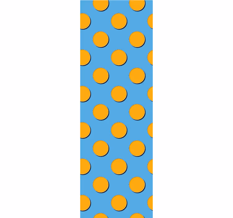 Wall paper in bedroom retro dots pattern abstract geometric - TenStickers