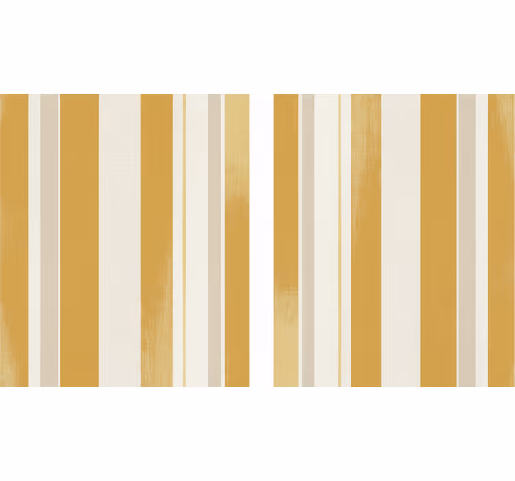 Wallpaper vertically striped fine decor yellow stripes - TenStickers