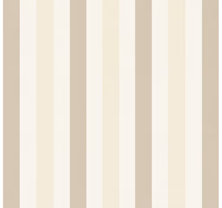 Wallpaper vertically striped creme color stripes - TenStickers