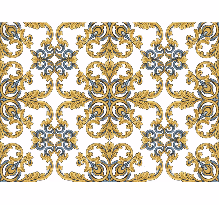 Baroque wallpaper urban tales - TenStickers