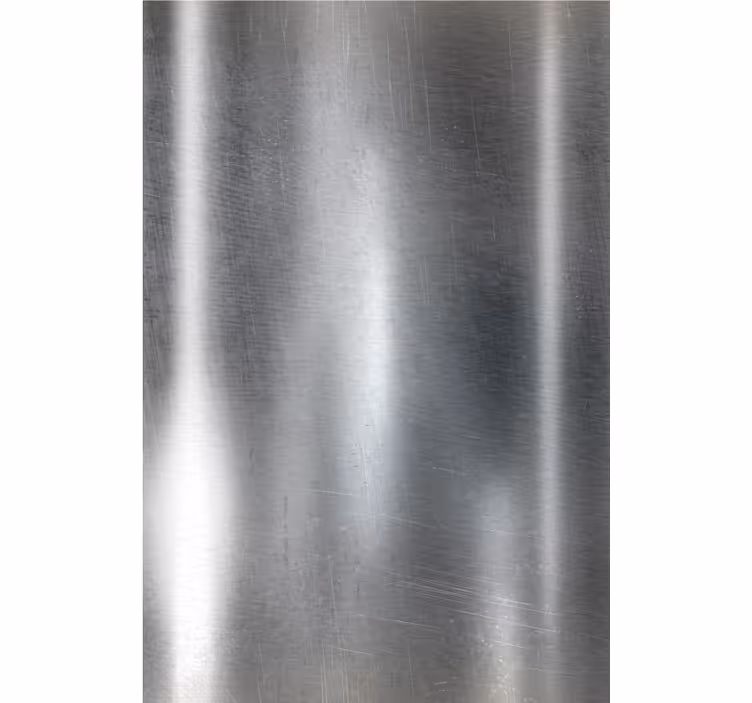 Metal effect wallpaper silver metal rustic texture - TenStickers