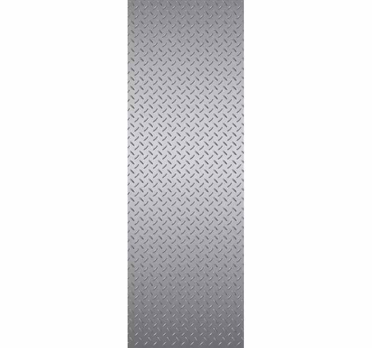 Metal effect wallpaper stainless steel texture - TenStickers
