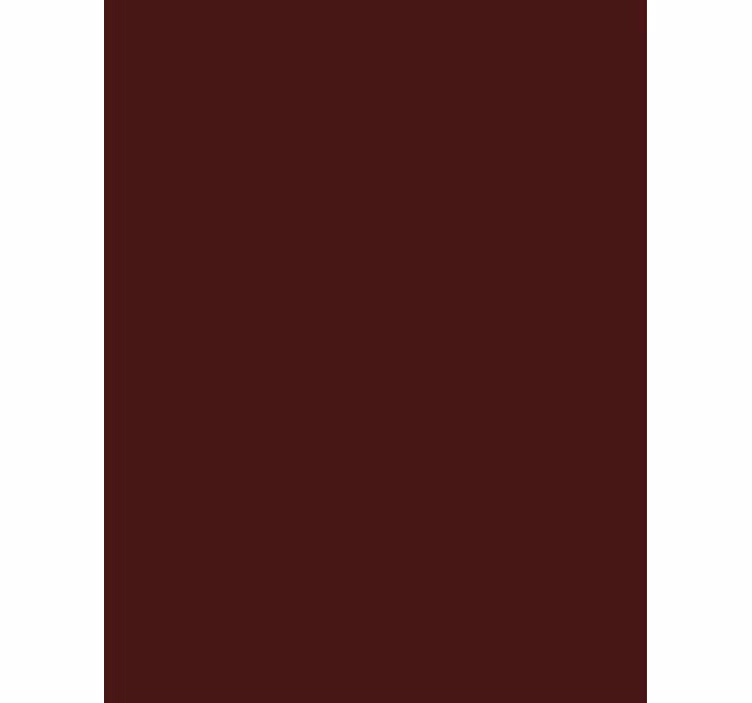 Red wallpaper in dark siena earth - TenStickers