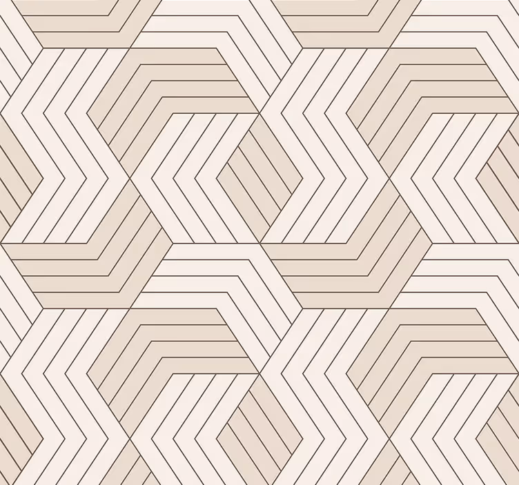 Geometric wallpaper geometric parquet - TenStickers