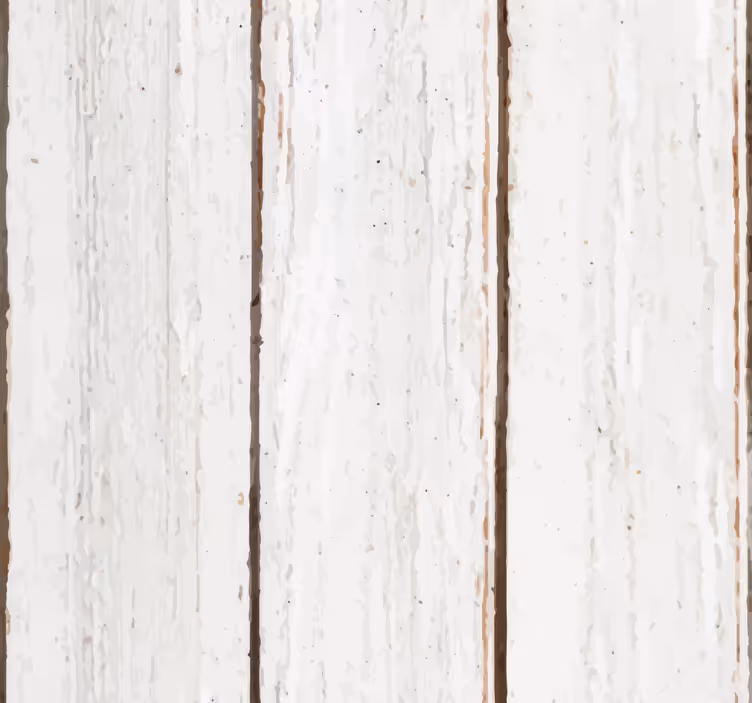 Textured white panels wood effect wallpaper - TenStickers