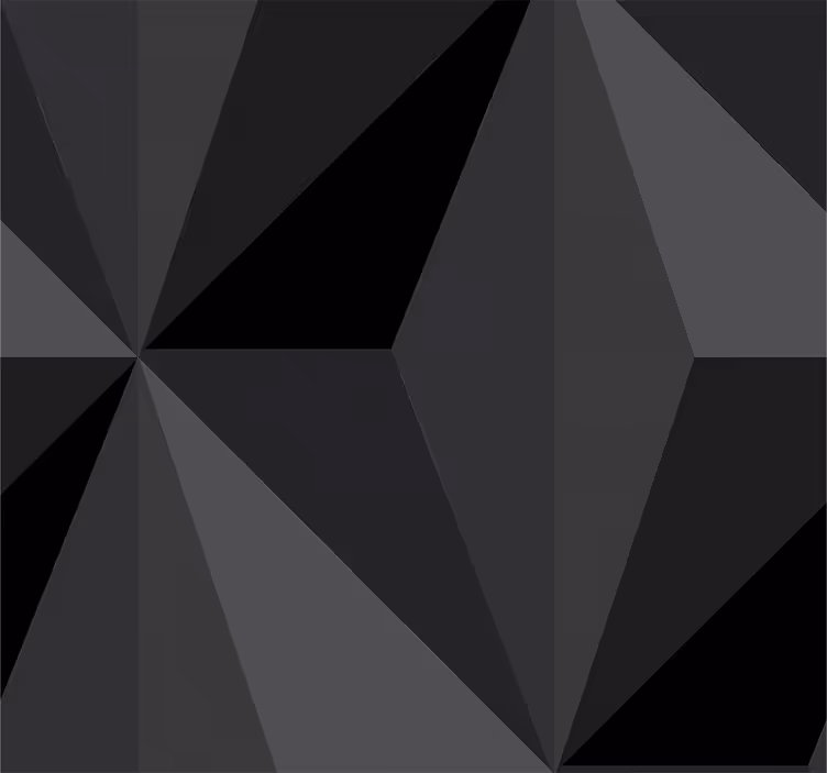 geometrical triangles 3D living room wallpaper - TenStickers