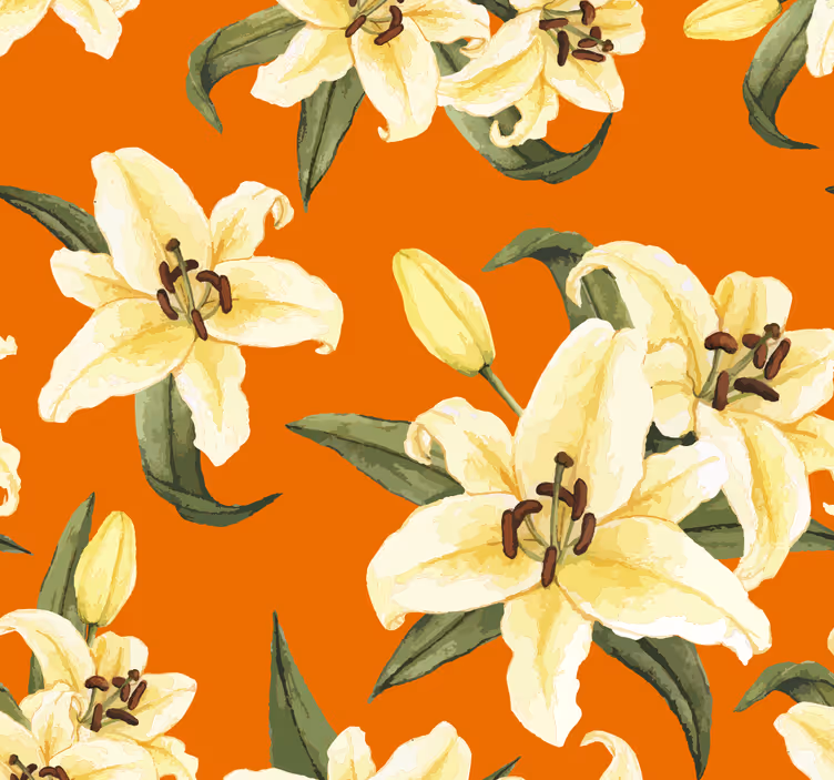 Flower Plaits Nature Wallpaper - TenStickers