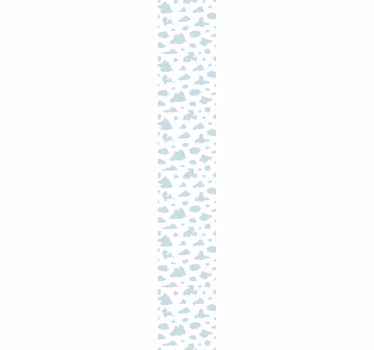 Soft blue cold pattern children's wallpaper - TenStickers