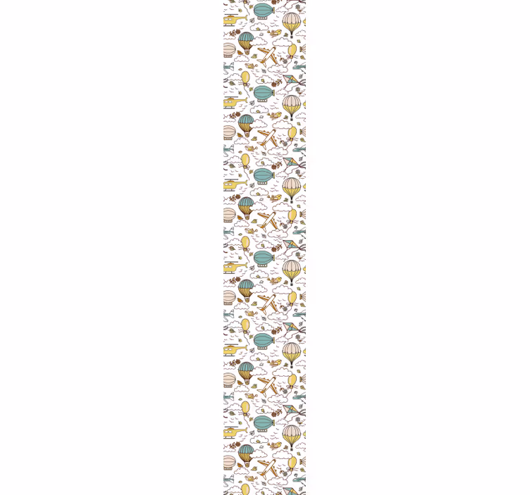 Airballoon Adventure children's wallpaper - TenStickers