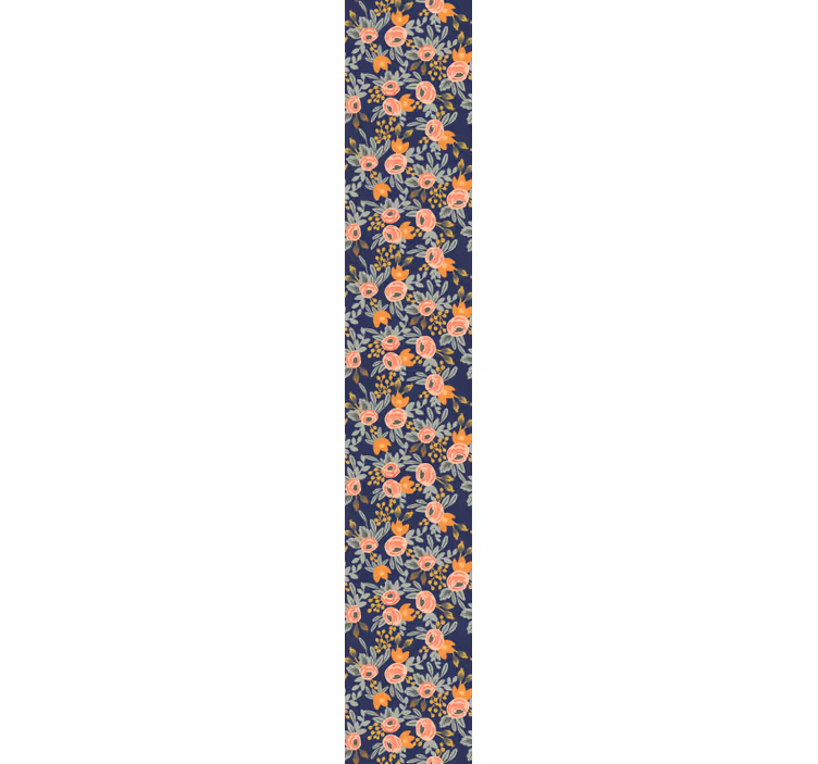 Blossom Elegance floral living room wallpaper - TenStickers