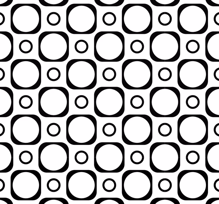 Circular Geometry wallpaper geometric - TenStickers