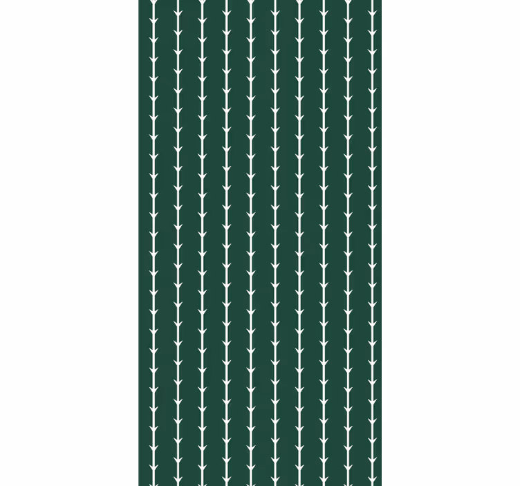 Geometric wallpaper with bamboo pattern design - TenStickers