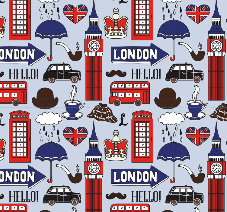 Best of British London City Wallpaper - TenStickers