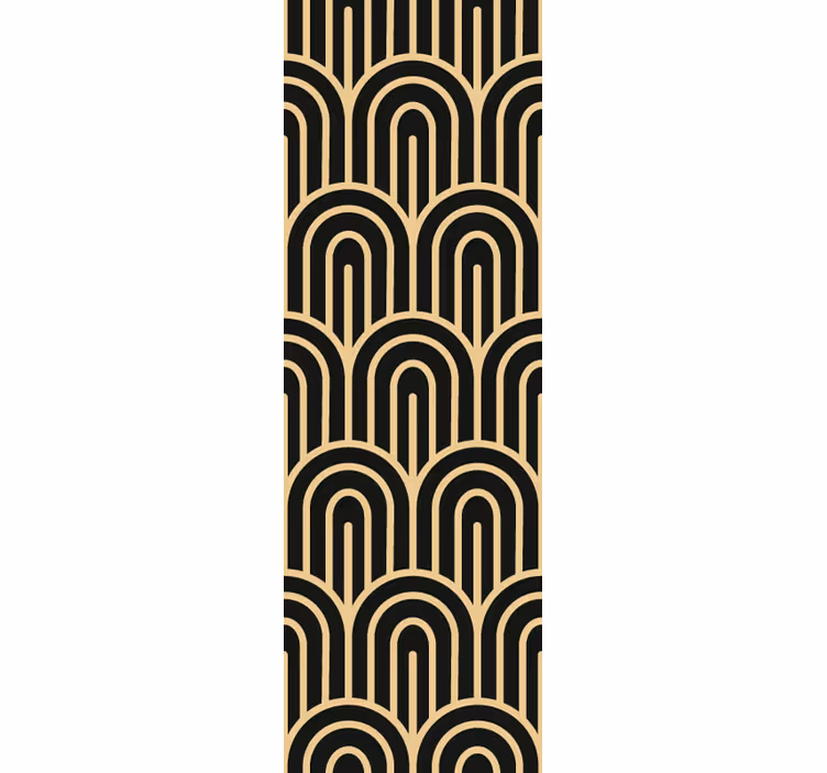 Geometric wallpaper geometric archway design - TenStickers