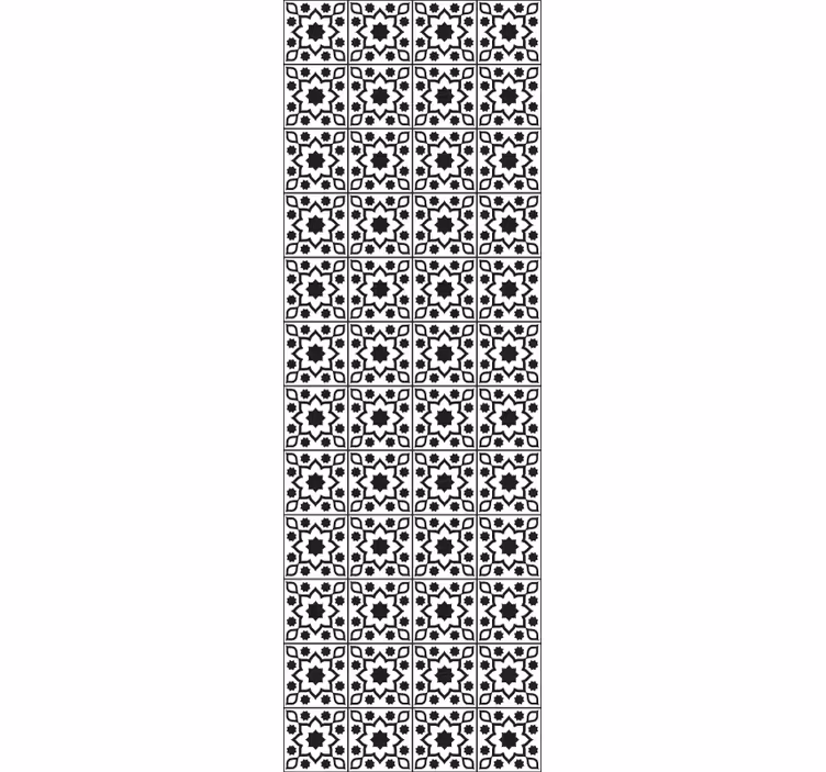 Tile effect wallpaper geometric tile collection - TenStickers