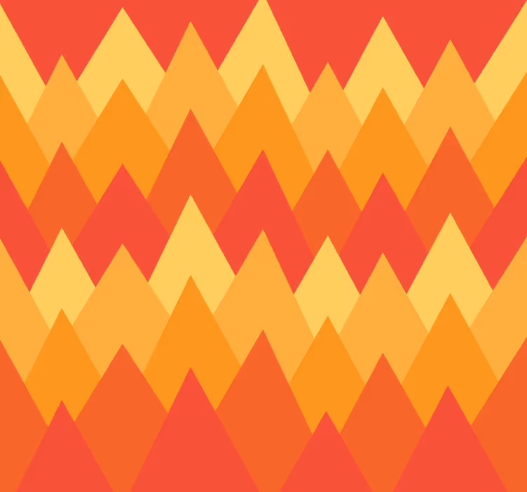 Angular Chevron geometric wallpaper - TenStickers