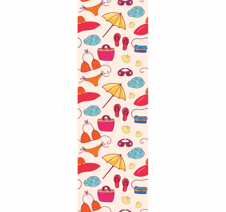 Children's wallpaper with playful decor - TenStickers