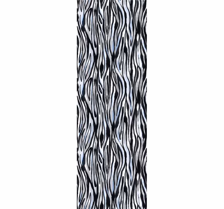 Zebra Stripe Motif wallpaper zebras - TenStickers