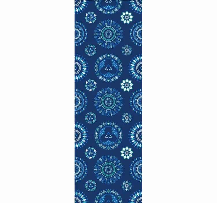 Mandala Tile Essence living area wallpaper - TenStickers