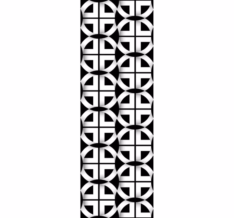 Geometric wallpaper geometric circle mesh - TenStickers