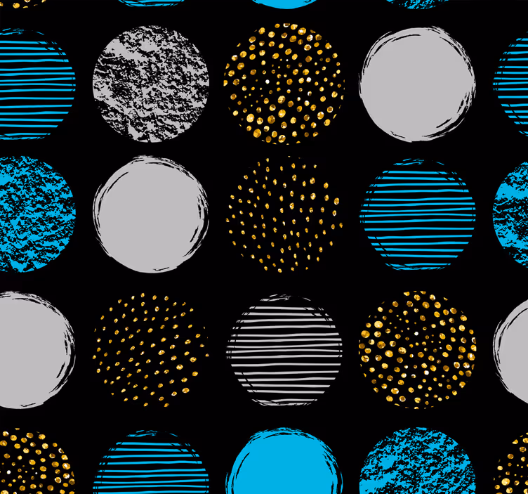 Geometric wallpaper geometric dot collection - TenStickers