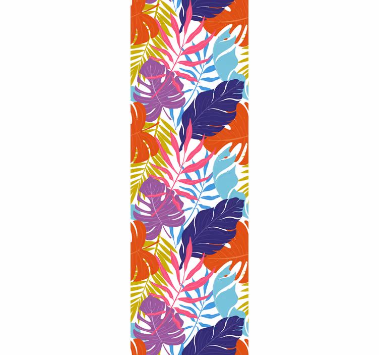 Tropical Leaf Design leaves wallpaper - TenStickers