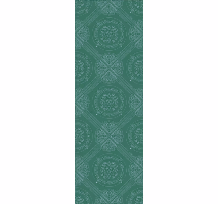 Ornate Medallion ornamental wallpaper - TenStickers