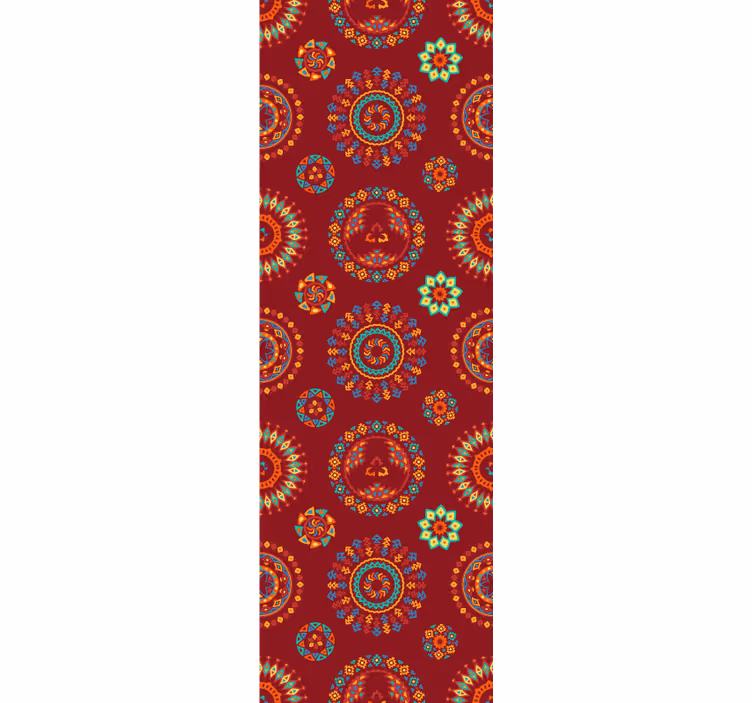 Ornate Mandala Pattern floral wallpaper - TenStickers