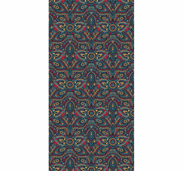 Mandala Fusion ornamental wallpaper - TenStickers