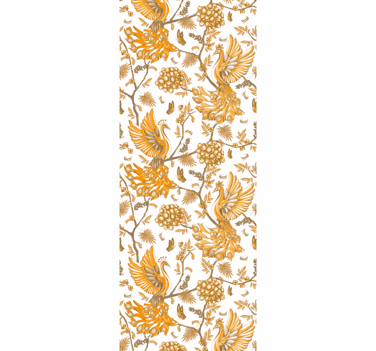 Floral wallpaper with botanical design - TenStickers
