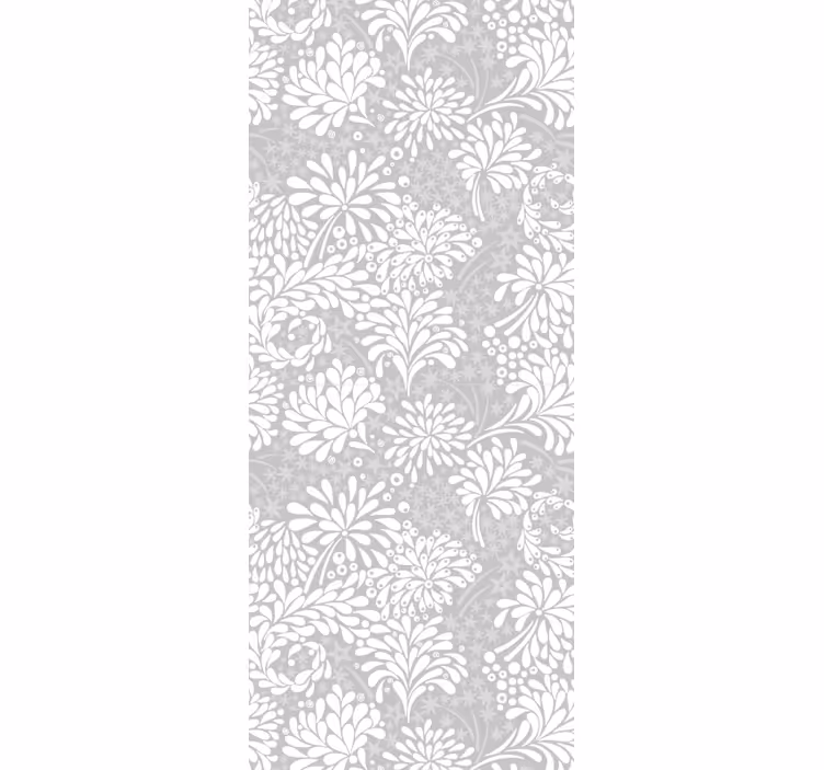 Botanical Array floral wallpaper - TenStickers
