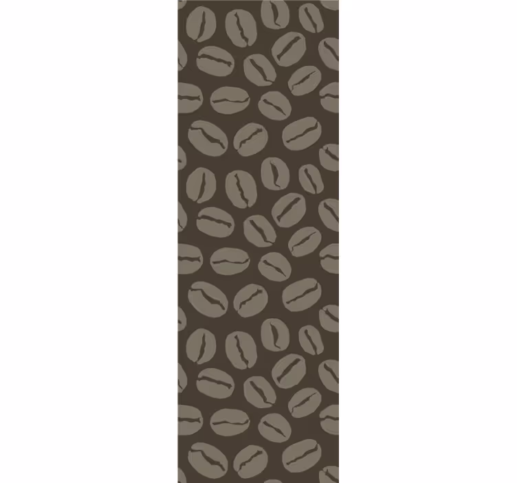 Coffee Bean Motif panel wallpaper - TenStickers