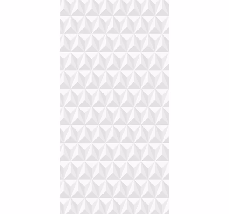 Geometric Wall wallpaper white - TenStickers