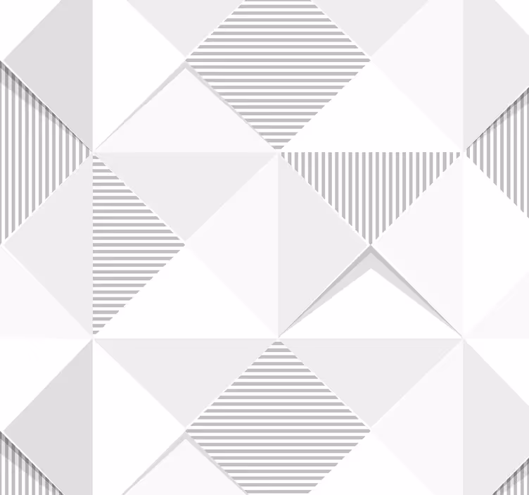3D white wallpaper squares for office - TenStickers