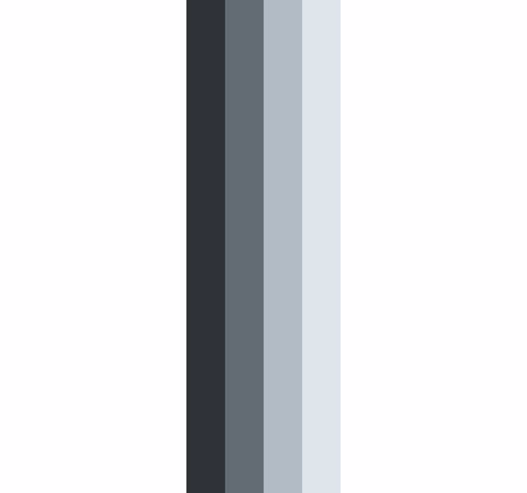 Wallpaper vertically striped elegant blue gray pattern - TenStickers