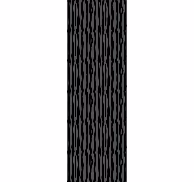 Wallpaper striped wavy striped pattern - TenStickers