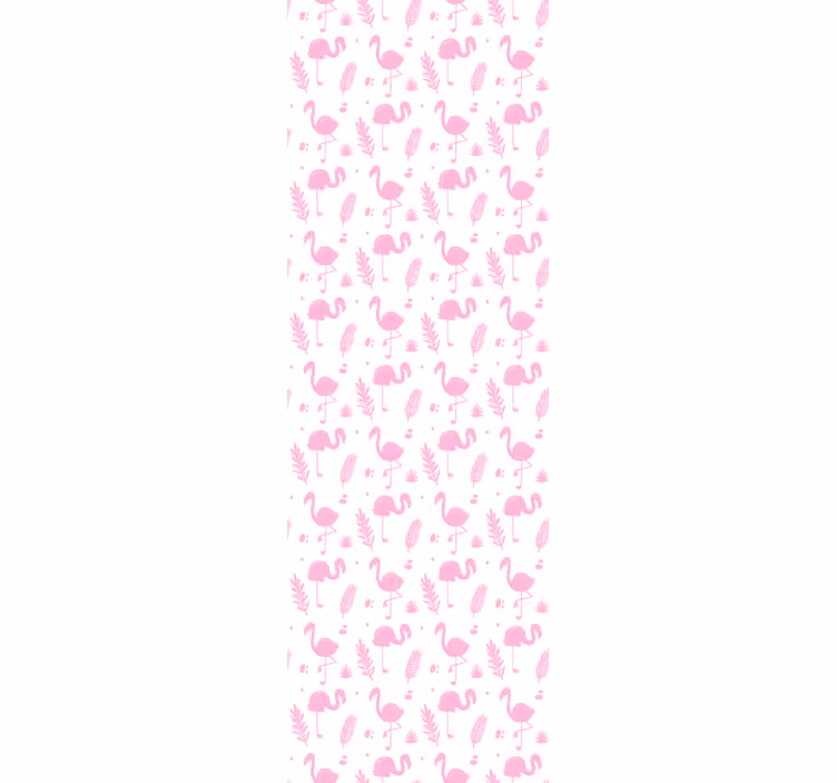 Flamingo Motifs animals wallpaper - TenStickers