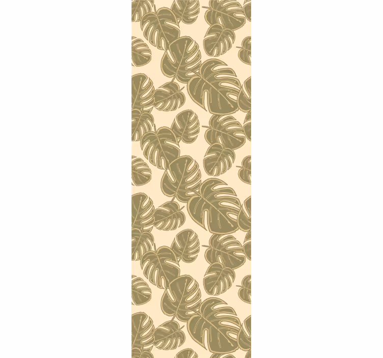 Monstera Delight leaves wallpaper - TenStickers