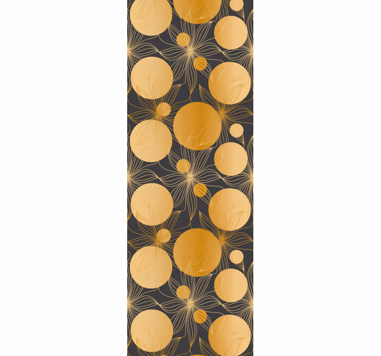 Circular Motif Ensemble wallpaper geometric - TenStickers